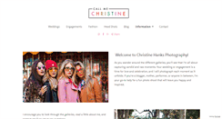 Desktop Screenshot of christinehanks.com